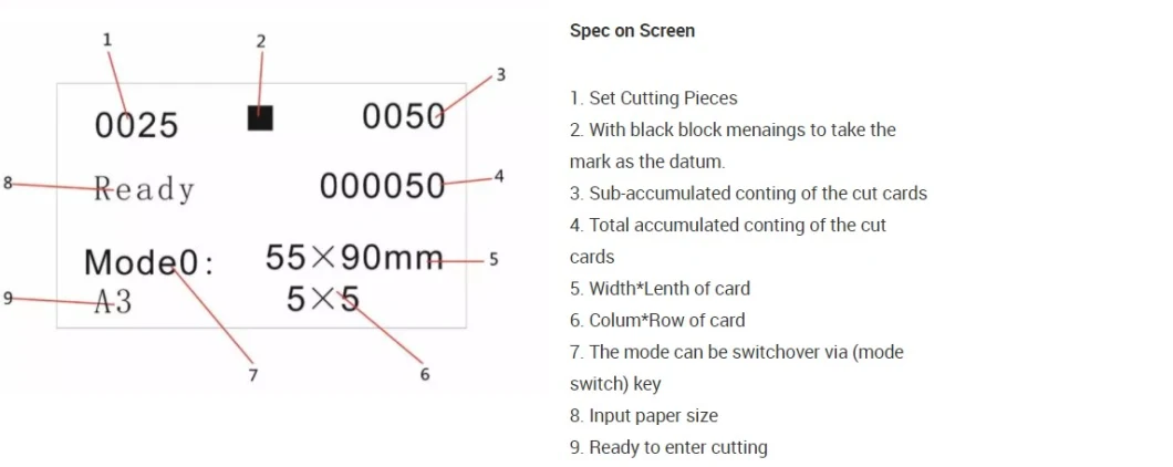 A4 Electron Business Card Die Cutter ID Card Automat Cutter