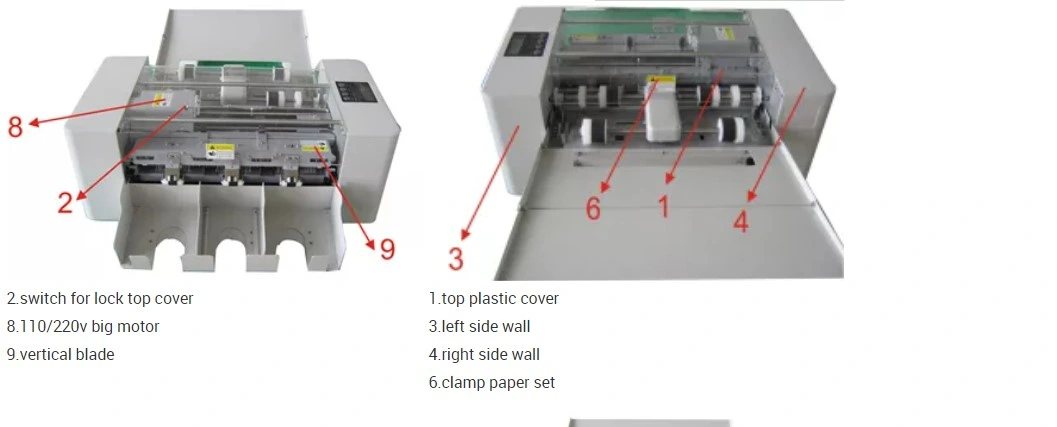 A4 Electron Business Card Die Cutter ID Card Automat Cutter