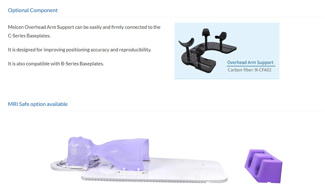 Meicen C-Series Aio Baseplate Carbon Fiber Radiotherapy Baseplate