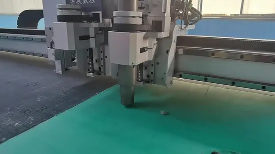 Automatische CNC-Schneidemaschine ohne Matrize, oszillierendes Schneidwerkzeug, Flachbett-Digitalschneider