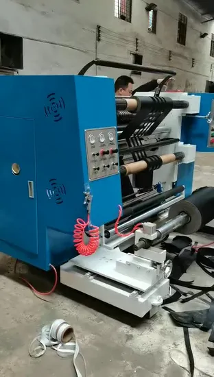Hochpräzise Schneide- und Aufwickelmaschine für Kunststofffolien