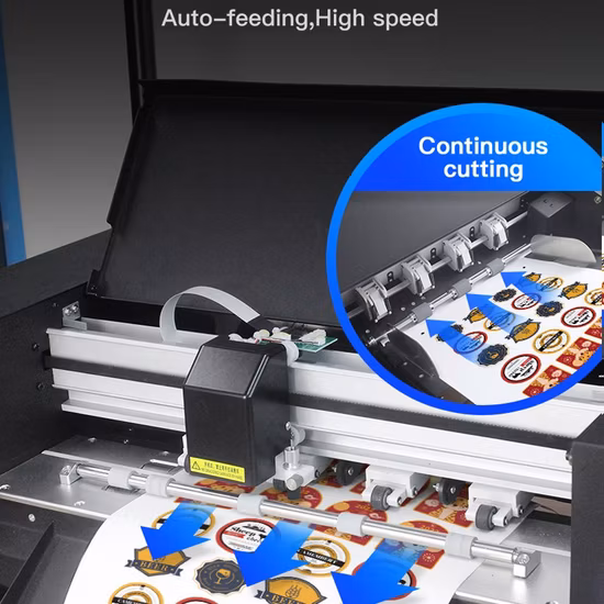 Intelligente CCD-Kamera Präziser und schneller Hochdruck-Karton-/Kraftpapier-/Acrylblatt-Schneideplotter Flachbett-Digitalstanze für die Verpackungsprüfung